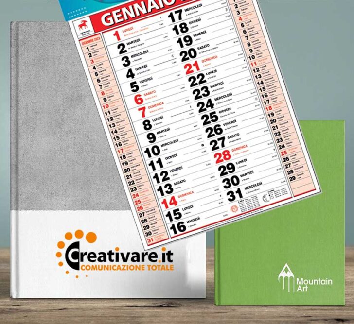 agenda personalizzata con logo